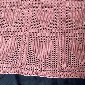 Baby Blanket - Pink Hearts